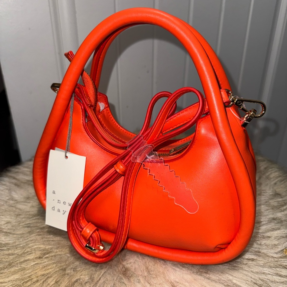 A New Day Vibrant Orange Mini Bag